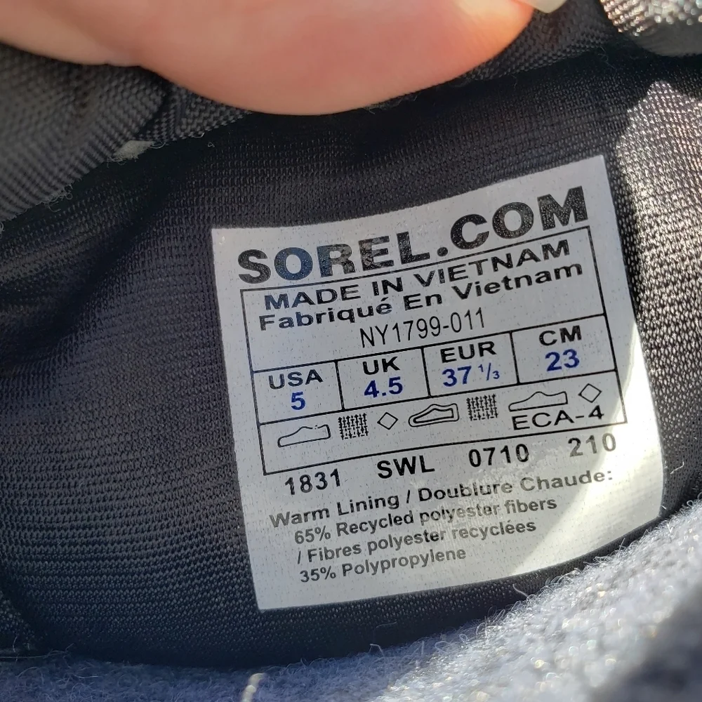 Sorel Cub Snow Boots Size 5